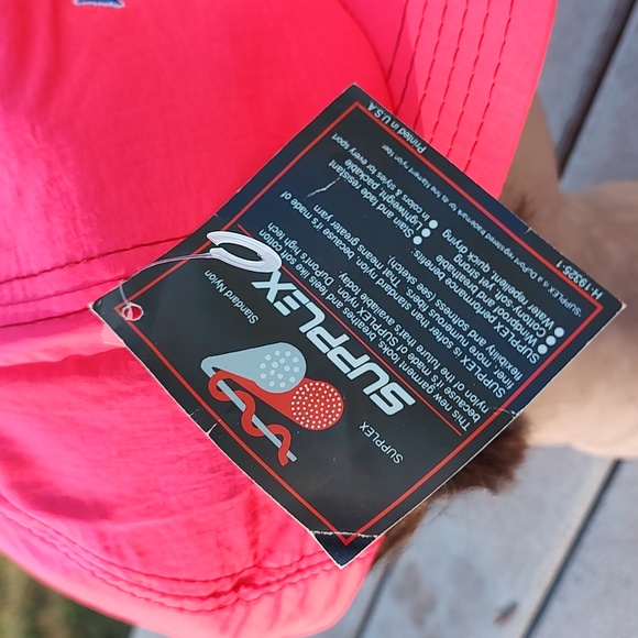 Vintage Scab's Place Embroidered Logo Snapback Hat Cap Neon Pink New - Picture 8 of 11